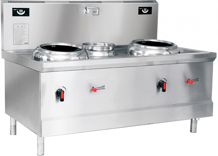 Плита WOK Eco Kitchen IND-A0W-B16*2FL Плита WOK Eco Kitchen IND-A0W-B16*2FL