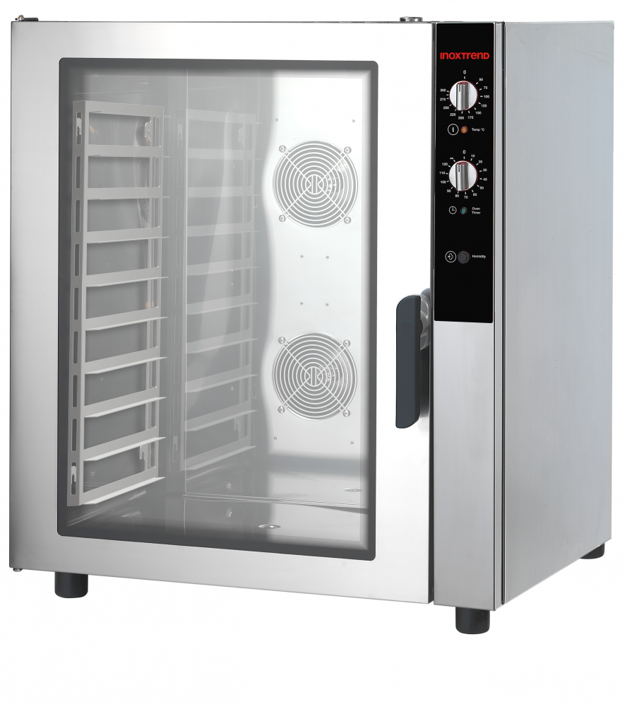 Печь конвекционная Inoxtrend NB-UA-610E 01 RH (GUA-610EB с пароувлажнением) Печь конвекционная Inoxtrend NB-UA-610E 01 RH (GUA-610EB с пароувлажнением)