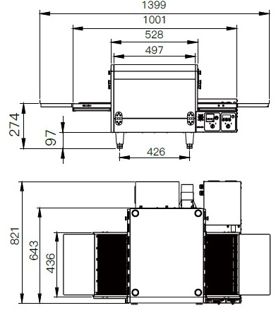 Печь конвейерная Kocateq EPCV6.7/43