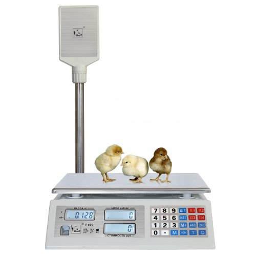 Весы товарные Форт 870B (32 кг;5) ТРЕЙД LCD (335х115х390мм, платф. 230х330 мм)