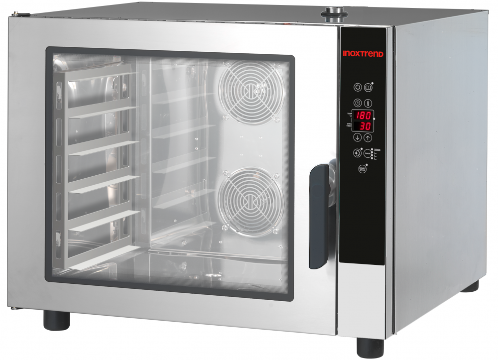 Печь конвекционная Inoxtrend NB-SP-606E 01 RH (GUP-606EB с пароувлажнением) Печь конвекционная Inoxtrend NB-SP-606E 01 RH (GUP-606EB с пароувлажнением)