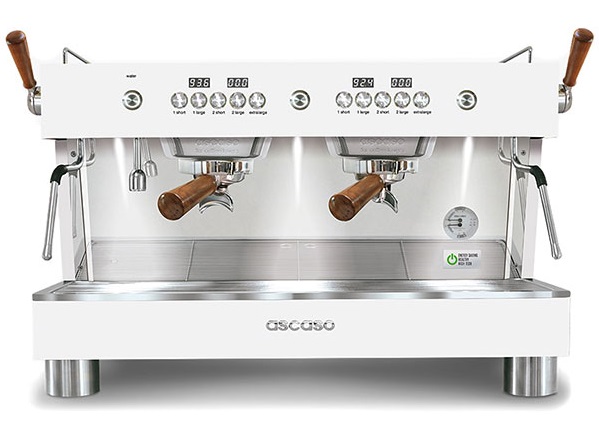 Рожковая кофемашина Ascaso Barista T plus 2GR белая Рожковая кофемашина Ascaso Barista T plus 2GR белая