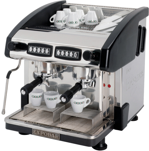 Рожковая кофемашина Expobar New Elegance Mini Control 2 GR Black  (High groups)