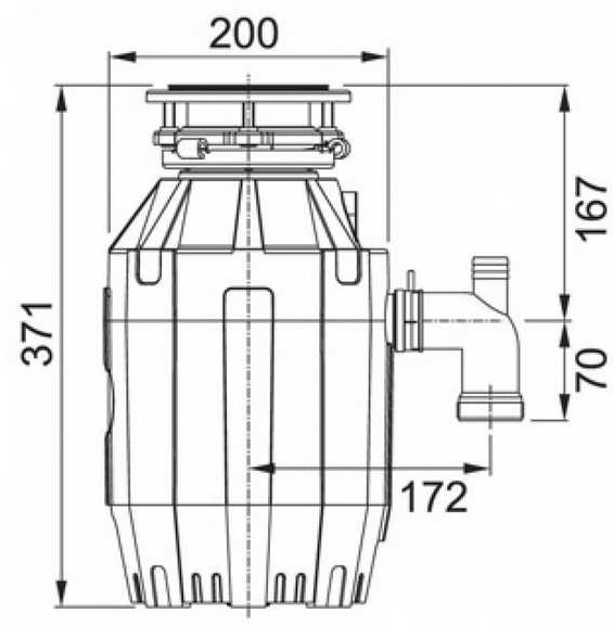 Измельчитель пищевых отходов Franke Turbo Elite TE-75