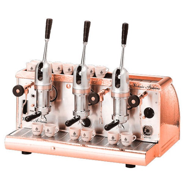 Рожковая кофемашина Victoria Arduino Athena leva 3 copper (57576) Рожковая кофемашина Victoria Arduino Athena leva 3 copper (57576)