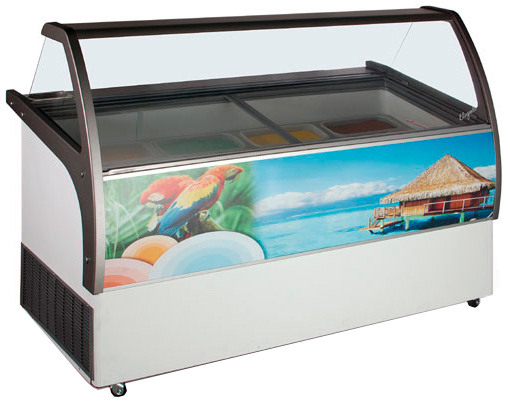 Витрина для мороженого Crystal Venus 56 Elegante