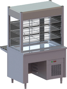 Витрина холодильная Apach Chef Line LDRS8SL3W12АF