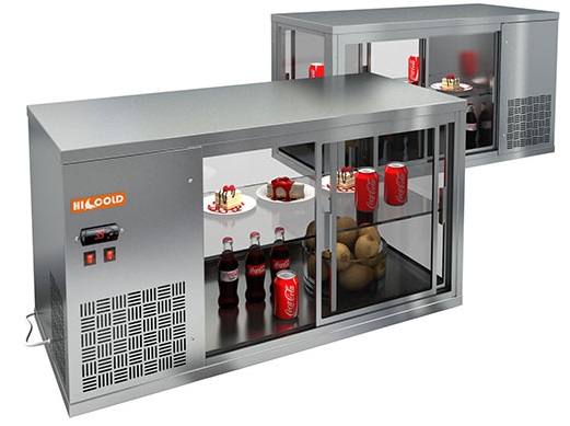 Витрина холодильная настольная Hicold VRL T 1100 L