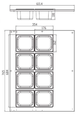 Витрина для мороженого Koreco RTD67L