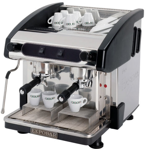 Рожковая кофемашина Expobar New Elegance Mini Pulser 2 GR Black (High groups)