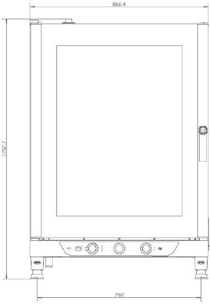 Печь конвекционная Unox XB 893