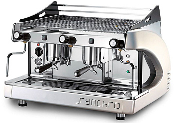 Рожковая кофемашина Royal Synchro 2gr 8l semiautomatic белая