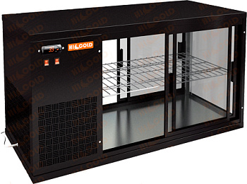 Витрина холодильная настольная Hicold VRL T 1300 L Black