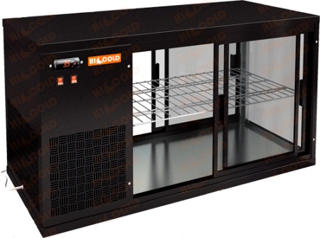 Витрина холодильная настольная Hicold VRL T 900 L Black