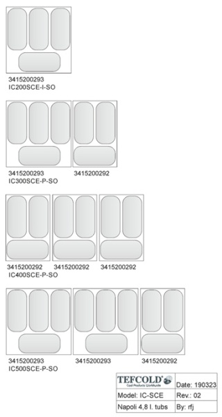 Витрина для мороженого Tefcold IC400SCE-SO