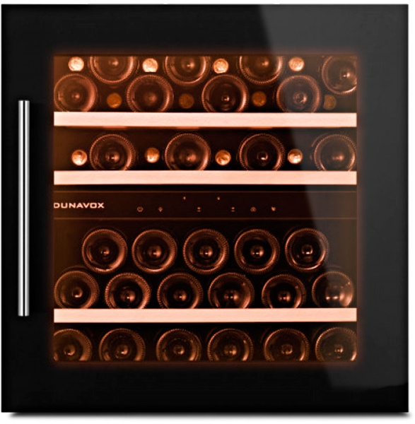 Двухзонный винный шкаф Dunavox  DAB-41.83DB