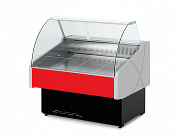 Холодильная витрина Golfstream Двина slim CS 150 ВСн красная