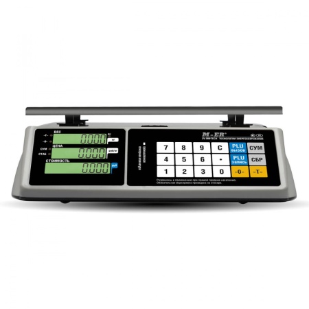 Весы торговые Mertech 328 AC-32.5 TOUCH-M LCD RS232 и USB