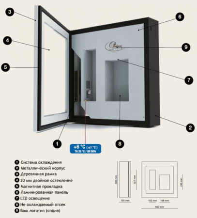Охлаждаемый стенд Ip Industrie QV12-N1152B
