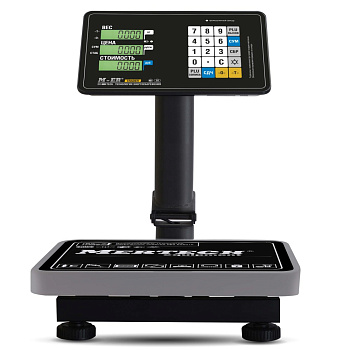 Весы торговые Mertech 333 ACPU-60.20 с расч. стоимости LCD