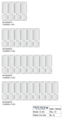 Витрина для мороженого Tefcold IC300SC-SO