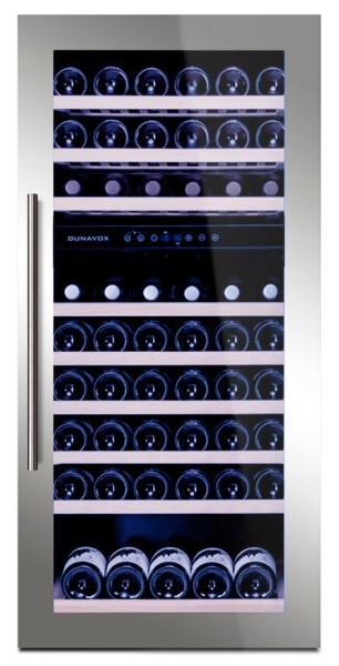 Двухзонный винный шкаф Dunavox  DAB-89.215DSS