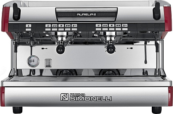 Рожковая кофемашина Nuova Simonelli Aurelia II 2Gr V 220V red+LED+high groups (141020)