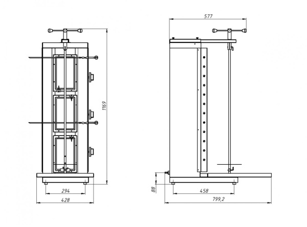 Гриль для шаурмы Grill Master Ф3ШмГ (11203)