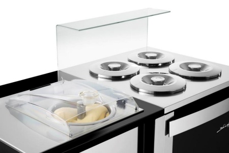 Витрина для мороженого Nemox Gelatto Sweet 4 Pozzeti Black i-Green