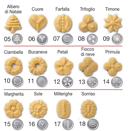 Набор для приготовления печенья Imperia (La Monferrina) Cookies 580