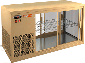 Витрина холодильная настольная Hicold VRL T 900 L Beige