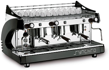 Рожковая кофемашина Royal Synchro 3gr 21l semiautomatic красная