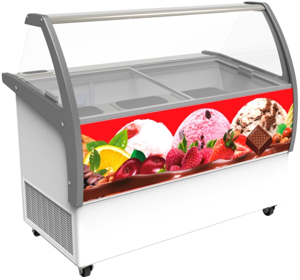 Витрина для мороженого Crystal Venus 56 Elegante