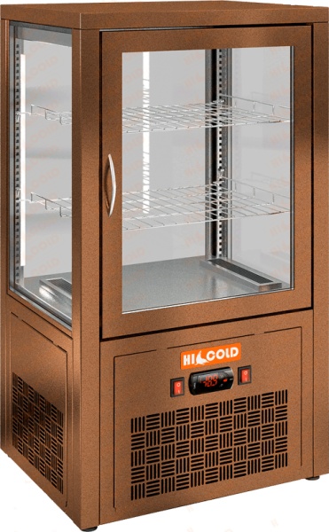 Витрина холодильная настольная Hicold VRC T 70 Bronze