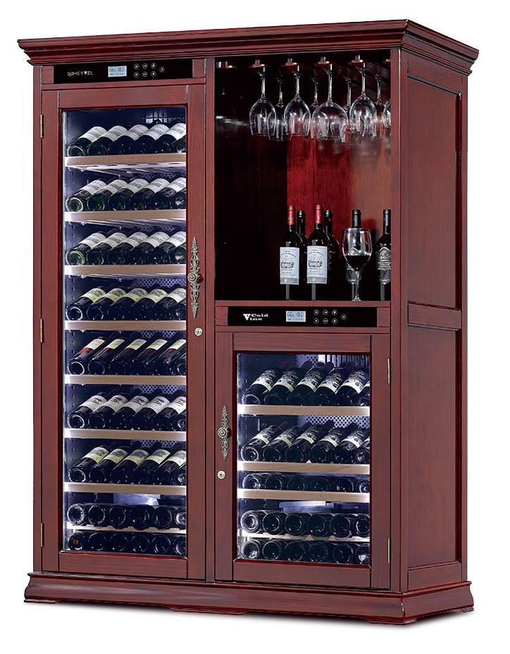 Двухзонный винный шкаф Meyvel MV154-WM2-BAR-C
