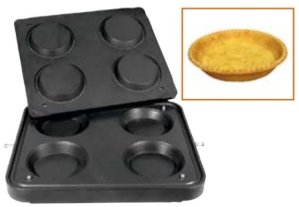 Форма для приготовления тарталеток Kocateq DH Tartmatic Plate 26