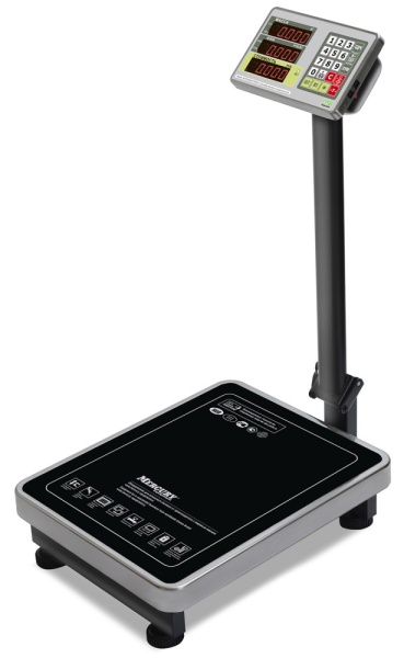 Весы торговые Mertech 335 ACLP-150.20 TURTLE с расчетом стоимости товара LED
