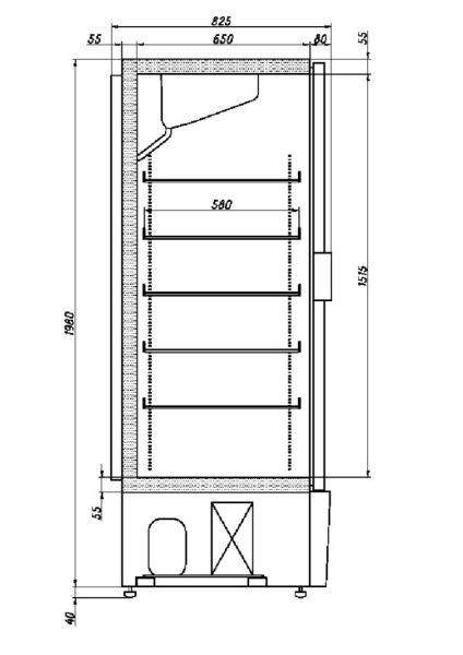 Морозильный шкаф Ариада R750LS