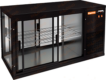 Витрина холодильная настольная Hicold VRL T 1100 R Black