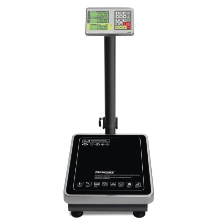 Весы торговые Mertech 335 ACLP-300.50 TURTLE с расчетом стоимости товара LCD