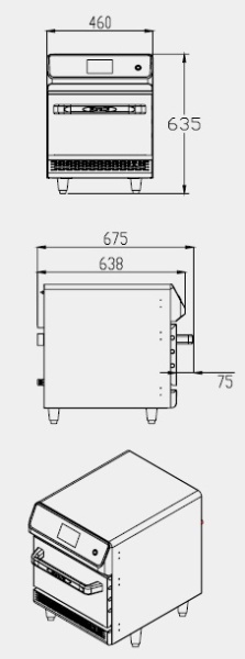 Микроволновая печь Kocateq MWO IMPG 2400/2500 13 SC