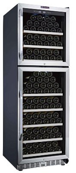 Двухзонный винный шкаф La Sommeliere MZ165DP