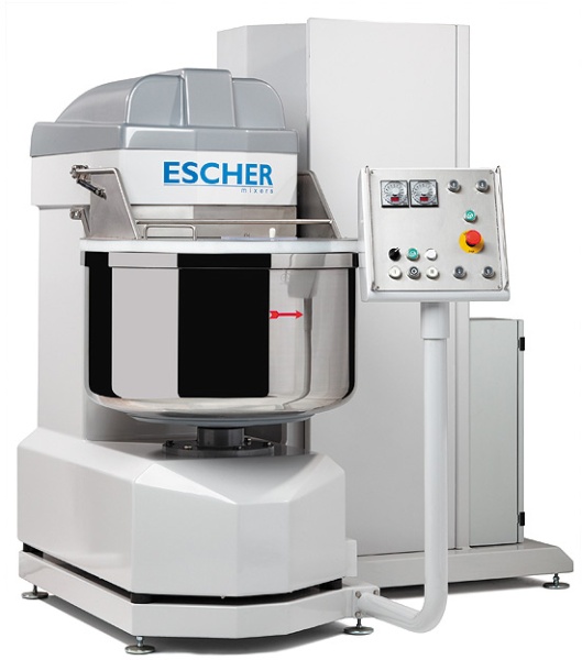 Тестомес для крутого теста Escher MT 120 P (выгрузка на стол)