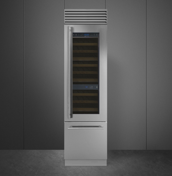 Двухзонный винный шкаф Smeg WF366RDX
