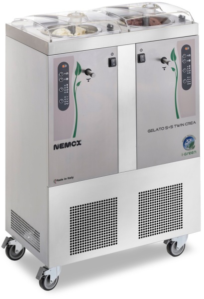 Фризер для мороженого Nemox Gelato 5+5K Twin Crea i-Green