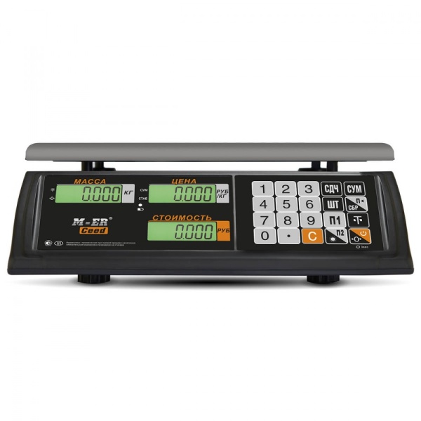 Весы торговые Mertech 327 AC-15.2 Ceed LCD Черные
