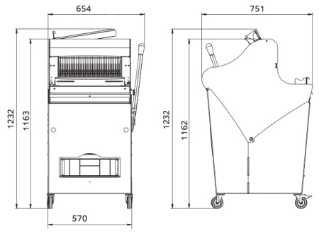 Хлеборезка Rollmatic C42S 10мм