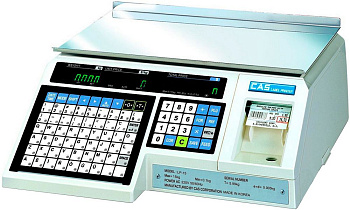 Весы торговые с печатью этикеток Cas LP-30 (v.1.6) TCP-IP