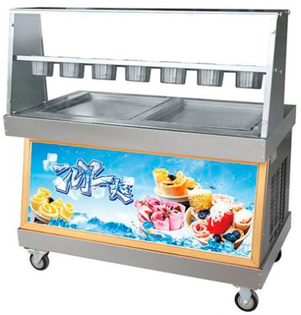 Фризер для жареного мороженого Foodatlas KCB-2F (контейнеры, световой короб)